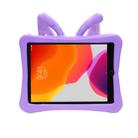Butterfly Bracket Style EVA Children Shockproof Protective Case For iPad 10.2 2021 / 2020 / 2019 / 10.5(Purple) - 1