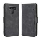 For LG K51 Wallet Style Skin Feel Calf Pattern Leather Case ，with Separate Card Slot(Black) - 1
