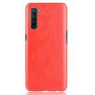 For Oppo Reno3 5G Shockproof Litchi Texture PC + PU Case(Red) - 2