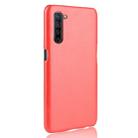 For Oppo Reno3 5G Shockproof Litchi Texture PC + PU Case(Red) - 3