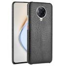 For Xiaomi Poco F2 Pro / Redmi K30 Pro Shockproof  Crocodile Texture PC + PU Case(Black) - 1