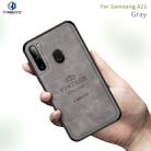 For Galaxy A21 PINWUYO Zun Series PC + TPU + Skin Waterproof And Anti-fall All-inclusive Protective Shell(Gray) - 1