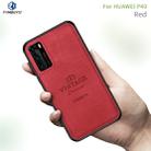 For Huawei P40 PINWUYO Zun Series PC + TPU + Skin Waterproof And Anti-fall All-inclusive Protective Shell(Red) - 1