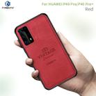 For Huawei P40 pro / P40pro+ PINWUYO Zun Series PC + TPU + Skin Waterproof And Anti-fall All-inclusive Protective Shell(Red) - 1