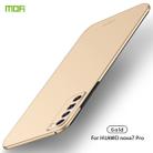 For Huawei Nova 7 Pro MOFI Frosted PC Ultra-thin Hard Case(Gold) - 1