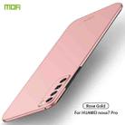 For Huawei Nova 7 Pro MOFI Frosted PC Ultra-thin Hard Case(Rose gold) - 1