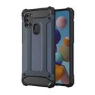 For Samsung Galaxy A21s Magic Armor TPU PC Combination Case(Navy Blue) - 1