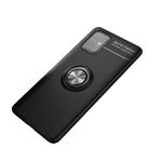 For Galaxy A71 5G Metal Ring Holder 360 Degree Rotating TPU Case(Black+Black) - 1