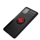 For Galaxy A71 5G Metal Ring Holder 360 Degree Rotating TPU Case(Black+Red) - 1