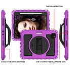 For iPad Pro 11 (2020) PC + Silicone Shockproof Combination Tablet Case with 360 Degree Rotating Holder & Handle(Purple) - 3