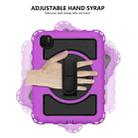 For iPad Pro 11 (2020) PC + Silicone Shockproof Combination Tablet Case with 360 Degree Rotating Holder & Handle(Purple) - 7