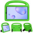 For Galaxy Tab A 8.4（2020） Sparrow Style EVA Flat Anti Falling Protective Shell With Bracket(Green) - 1