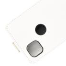 For Google Pixel 4a R64 Texture Single Vertical Flip Leather Protective Case with Card Slots & Photo Frame(White) - 5