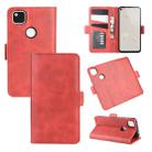 For Google Pixel 4a Dual-side Magnetic Buckle Horizontal Flip Leather Case with Holder & Card Slots & Wallet(Red) - 1