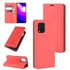 For Xiaomi Mi 10 Lite 5G Retro-skin Business Magnetic Suction Leather Case with Holder & Card Slots & Wallet(Red) - 1