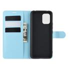 For Xiaomi Mi 10 Lite 5G Litchi Texture Horizontal Flip Protective Case with Holder & Card Slots & Wallet(Blue) - 4