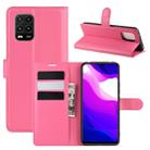 For Xiaomi Mi 10 Lite 5G Litchi Texture Horizontal Flip Protective Case with Holder & Card Slots & Wallet(Rose red) - 1