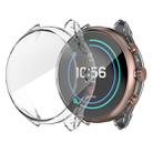 Suitable for Fossil Watch FTW 6022 Female 41mm Electroplated Full-shell TPU Anti-fall Protective Sleeve(Transparent) - 1