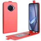 For OPPO ACE 2 R64 Texture Single Vertical Flip Leather Protective Case with Card Slots & Photo Frame(Red) - 1