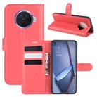 For OPPO ACE 2 Litchi Texture Horizontal Flip Protective Case with Holder & Card Slots & Wallet(Red) - 1