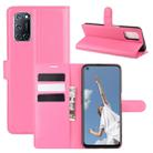 For OPPO A72/A52 Litchi Texture Horizontal Flip Protective Case with Holder & Card Slots & Wallet(Rose red) - 1