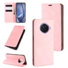 For OPPO ACE 2 Retro-skin Business Magnetic Suction Leather Case with Holder & Card Slots & Wallet(Pink) - 1