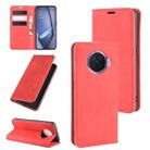 For OPPO ACE 2 Retro-skin Business Magnetic Suction Leather Case with Holder & Card Slots & Wallet(Red) - 1