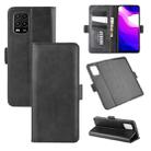 For XiaoMi Mi 10 Lite 5G Dual-side Magnetic Buckle Horizontal Flip Leather Case with Holder & Card Slots & Wallet(Black) - 1