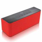 NBY 5540 Bluetooth Speaker Portable Wireless Speaker High-definition Dual Speakers with Mic TF Card Loudspeakers MP3 Player(Red) - 1
