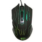 FORKA Silent Click USB Wired Gaming Mouse with 6 Buttons 3200DPI(Black) - 1