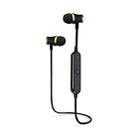 Bass Handsfree Sports Sweatproof Wireless Bluetooth Earphones with Mic(black) - 1