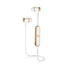 Bass Handsfree Sports Sweatproof Wireless Bluetooth Earphones with Mic(Gold) - 1