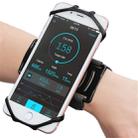 Rotating Arm With Mobile Phone Rack Sports Equipment Arm Bag Creative Outdoor Running Fitness Mobile Phone Bracket, Style:Wrist - 1