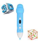 Low Temperature 3D Printing Pen Wireless Charging Printing Pen(Blue) - 1