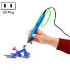 RP800A Childrens Educational Toys 3D Printing Pen, Plug Type:US Plug(Blue) - 1