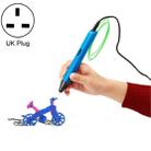 RP800A Childrens Educational Toys 3D Printing Pen, Plug Type:UK Plug(Blue) - 1