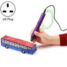 RP800A Childrens Educational Toys 3D Printing Pen, Plug Type:UK Plug(Purple) - 1