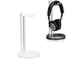 Headphone Bracket Metal Double-layer Headset Storage Rack(Pearl White) - 1