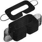 100 PCS Black Protective Hygiene VR Eye Mask Sanitary Disposable Eye mask pads for 3D VR Glass - 1