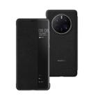 For HUAWEI Mate 50 / 50E Original HUAWEI Window View Smart Phone Case(Black) - 1