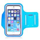 Sports Outdoor Arm Bag Fitness With Touch Screen Mobile Phone Arm Bag, Size: Large(Sky Blue) - 1