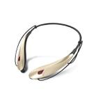 Large Capacity Battery Handsfree Sport Wireless Bluetooth Stereo Earphones with Mic(Gold Red) - 1