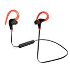 AiWei BT-01 Wireless Bluetooth Earphone with Microphone Hook Sports Earphone(Red) - 1