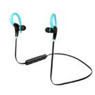 AiWei BT-01 Wireless Bluetooth Earphone with Microphone Hook Sports Earphone(Blue) - 1