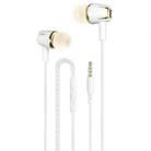 3.5mm Wired Earphone Earbuds Stereo Sound Metal Bass Headset with Mic for Smart Phone(Gold) - 1