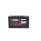 DL-USB-02 Car 12V Battery Voltage Power Display Meter Head Integrated Dual USB Output 5V2A Voltage Conversion - 1