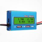 Airplane Model 0-100A 0-60V Continuous Current 50A High Precision Wattmeter - 1