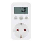 Digital Power Meter Socket Plug Energy Meter Current Voltage Watt Electricity Cost Measuring Monitor Power Analyzer, Plug Type:EU Plug - 1