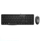 Rapoo X120 Computer Business Office USB Wired Keyboard and Mouse Set(Black) - 1