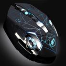 WARWOLF  Q8 Wireless Rechargeable Mouse Glowing Gaming Mouse(Black) - 1